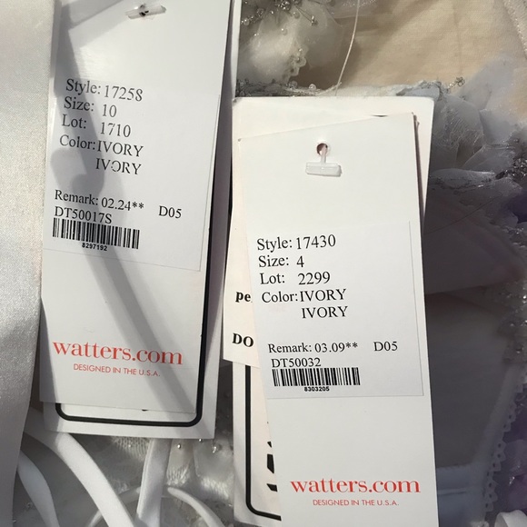 Watters 2 Piece Wedding Dress - Picture 6 of 8